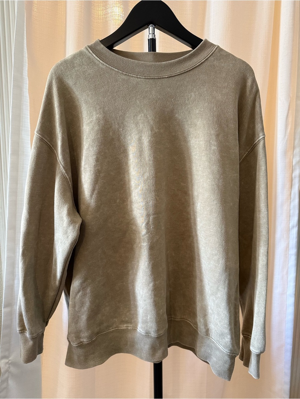 Rebellious One Tan Crewneck Sweatshirt